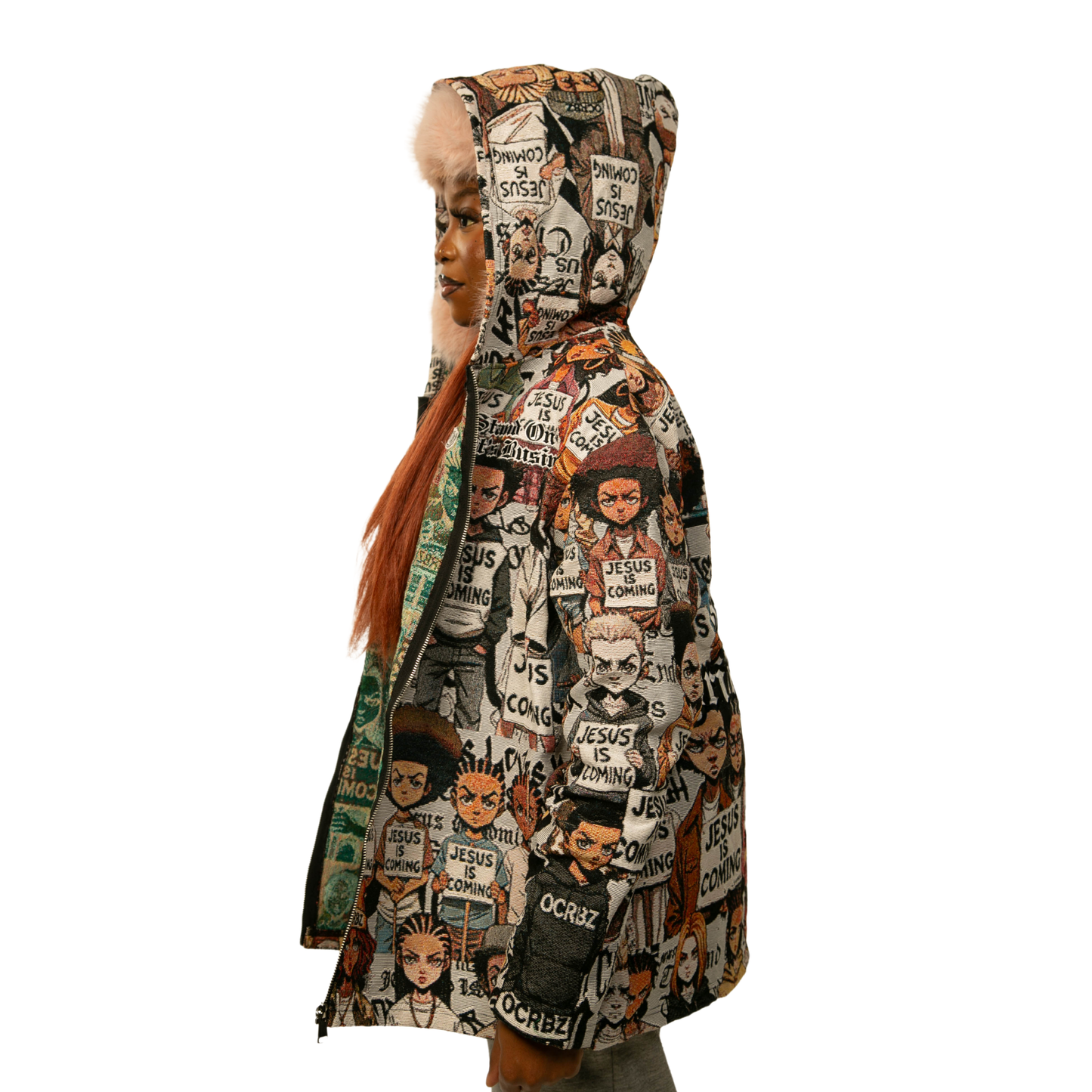 OCRBZ Jacquard Jacket – Jesus is Coming (Unisex)