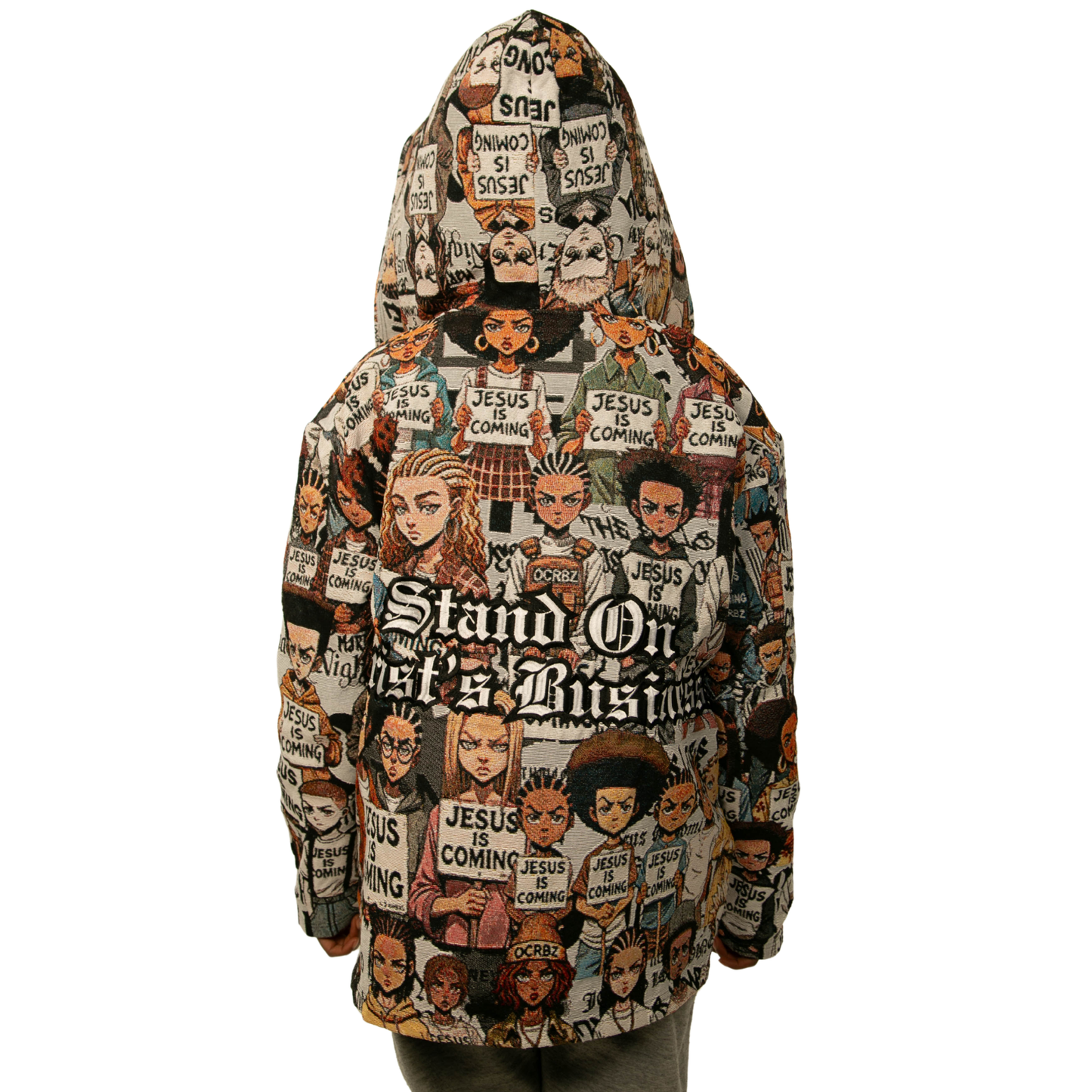 OCRBZ Jacquard Jacket – Jesus is Coming (Unisex)