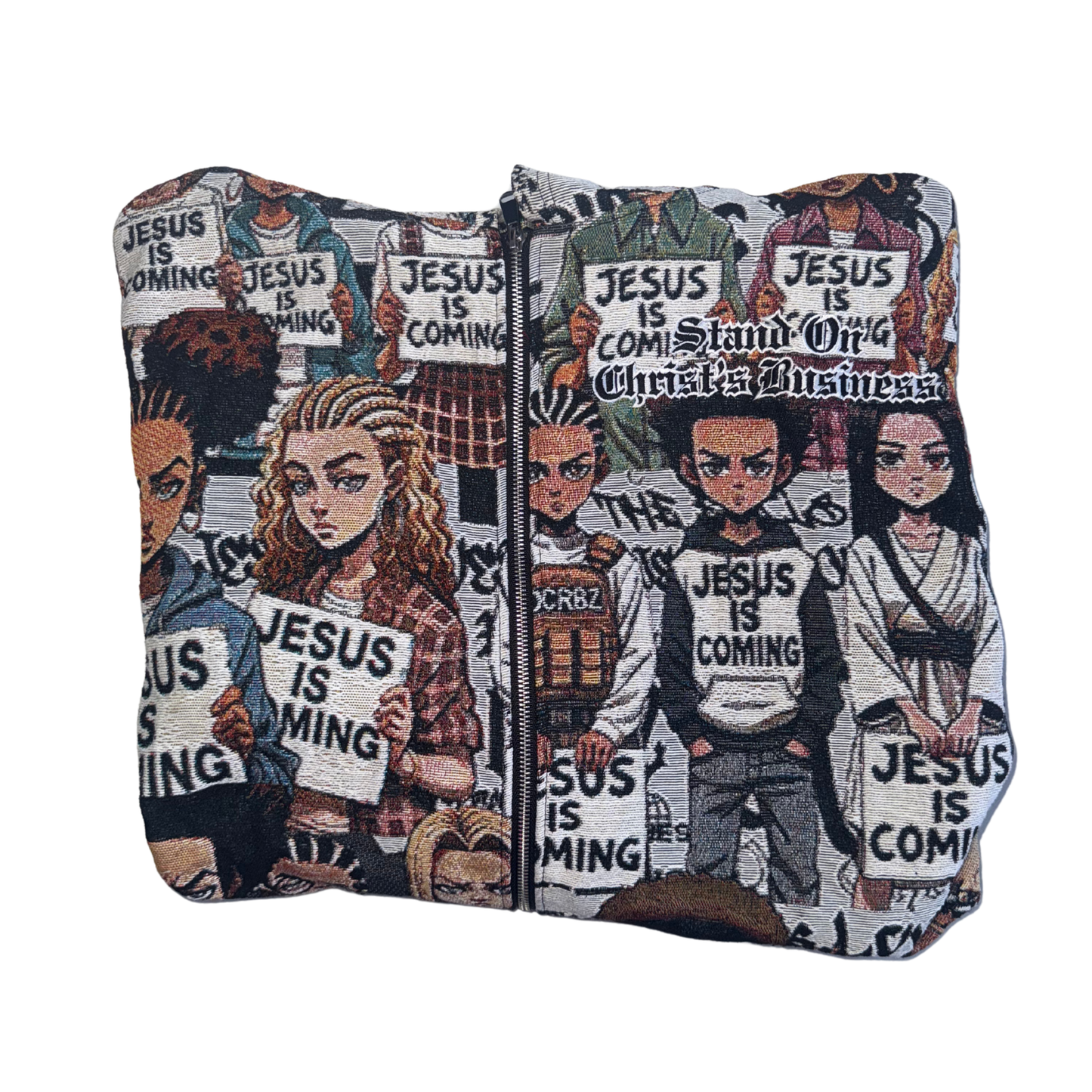 OCRBZ Jacquard Jacket – Jesus is Coming (Unisex)