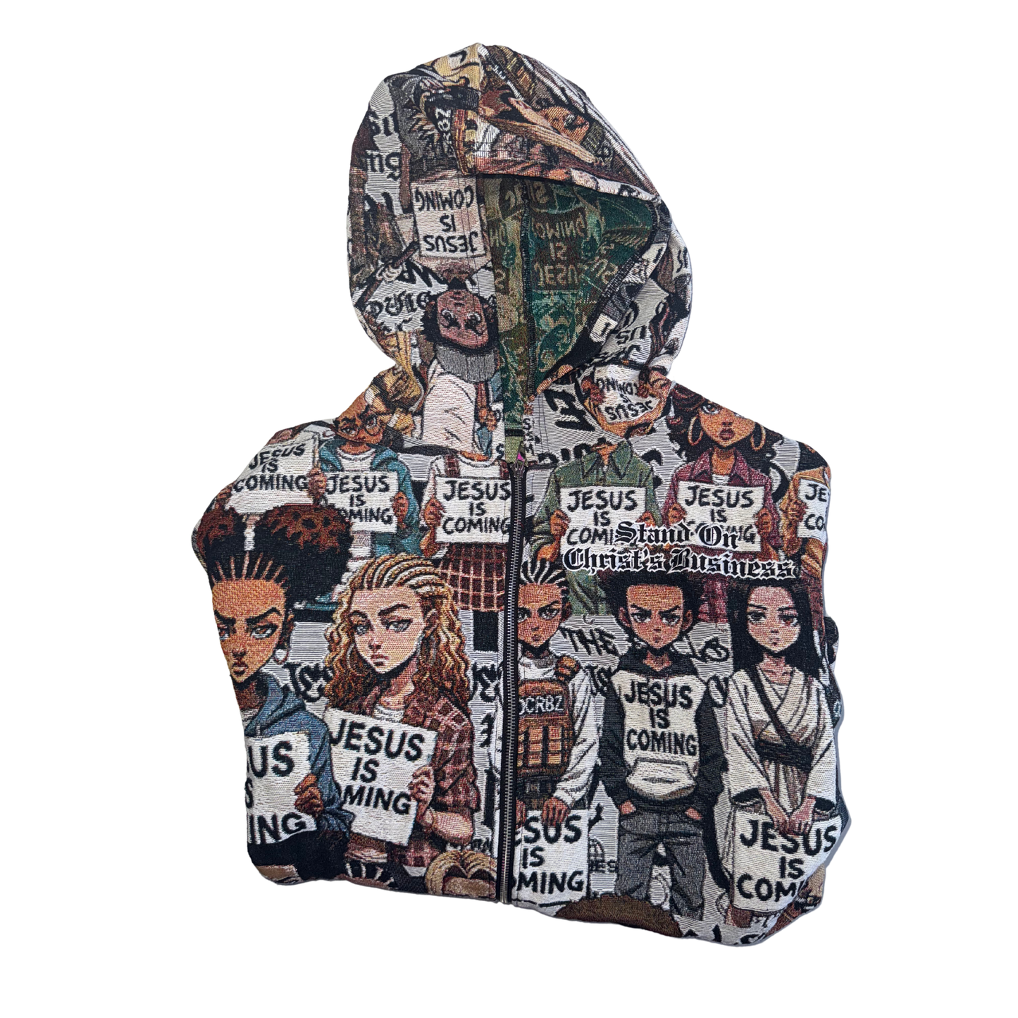 OCRBZ Jacquard Jacket – Jesus is Coming (Unisex)