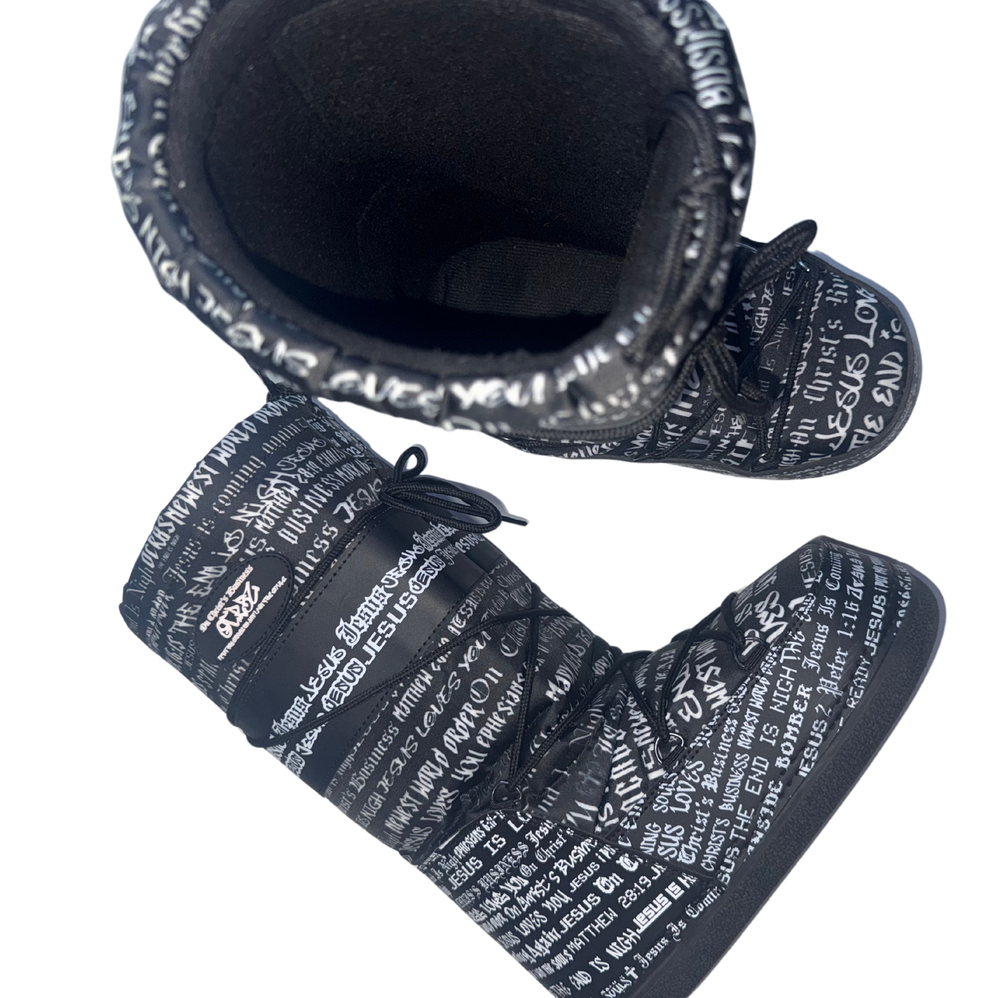 OCRBZ - "Shoe Inside Bombers" Moon Boots – Black
