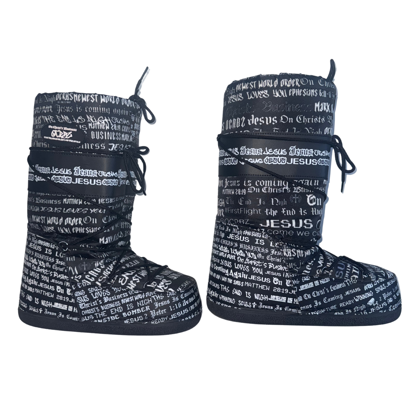 OCRBZ - "Shoe Inside Bombers" Moon Boots – Black