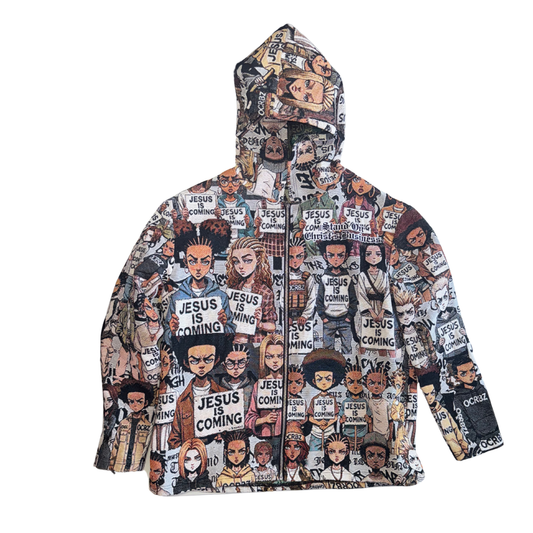 OCRBZ Jacquard Jacket – Jesus is Coming (Unisex)
