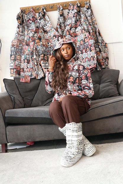 OCRBZ Jacquard Jacket –  “Jesus is Coming Again” (Female - Saved and Leng)